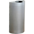 Metallic Half Round Waste Receptacle F321