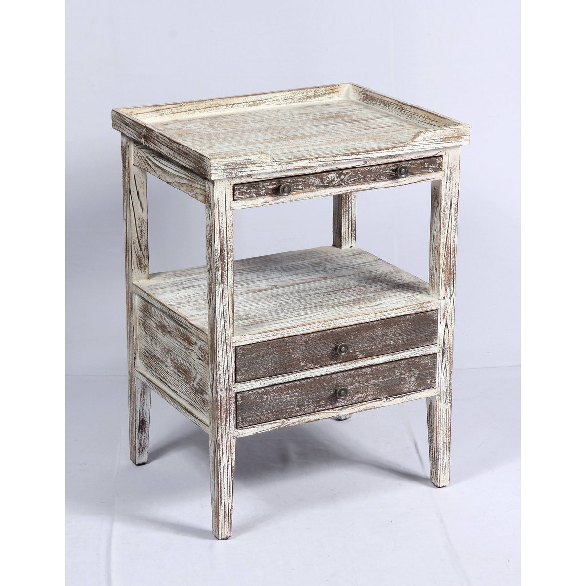 Weathered Rectangle Accent Table W155