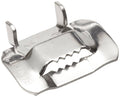 316 Stainless Steel Ear-Lokt Buckle, 1.3cm Width, 100 per Box B24239