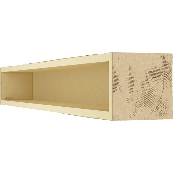 Sandblasted Faux Wood Fireplace Mantel J986