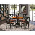 5 Piece Rubberwood Solid Wood Dining Set Q519