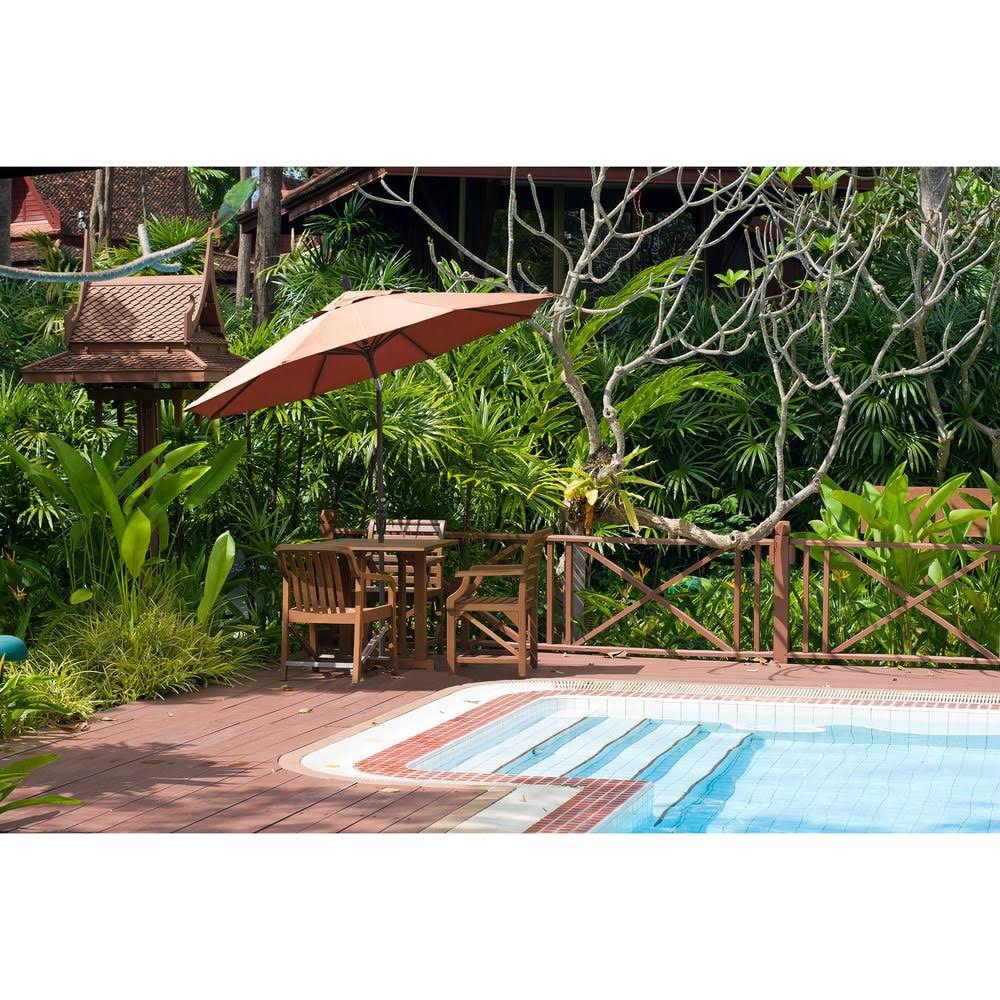 Antique Beige 9 ft. Market Umbrella O5015