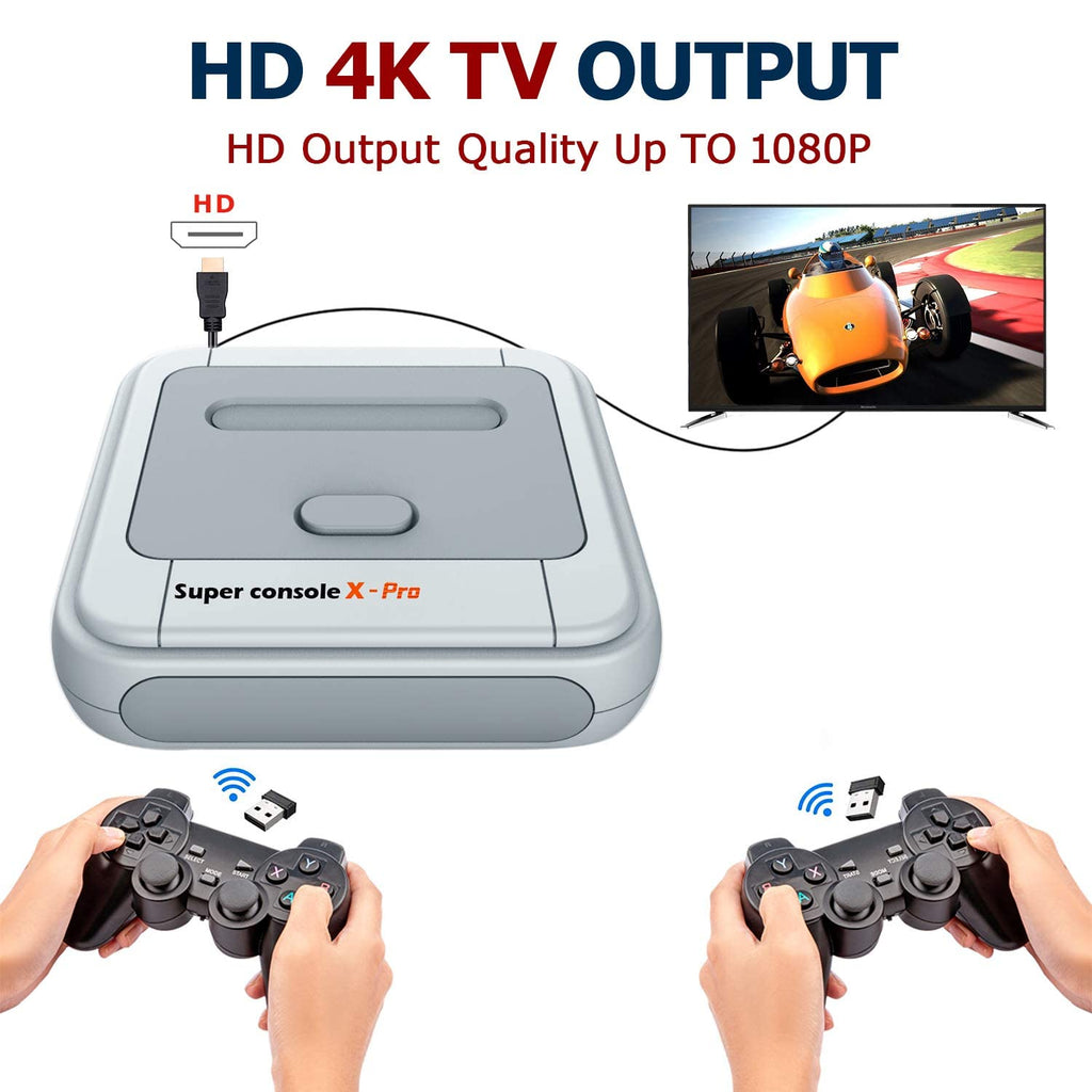 Retro Game Console with 2 Controllers Y38024
