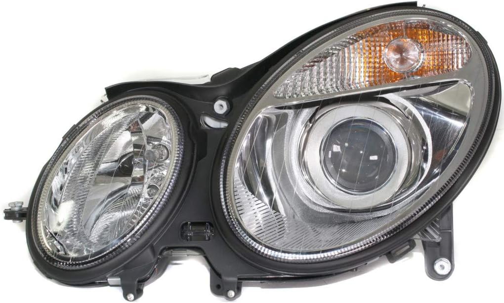 Passenger Side Halogen Headlight Assembly for Mercedes-Benz E500 2003-2006 Sedan Z985