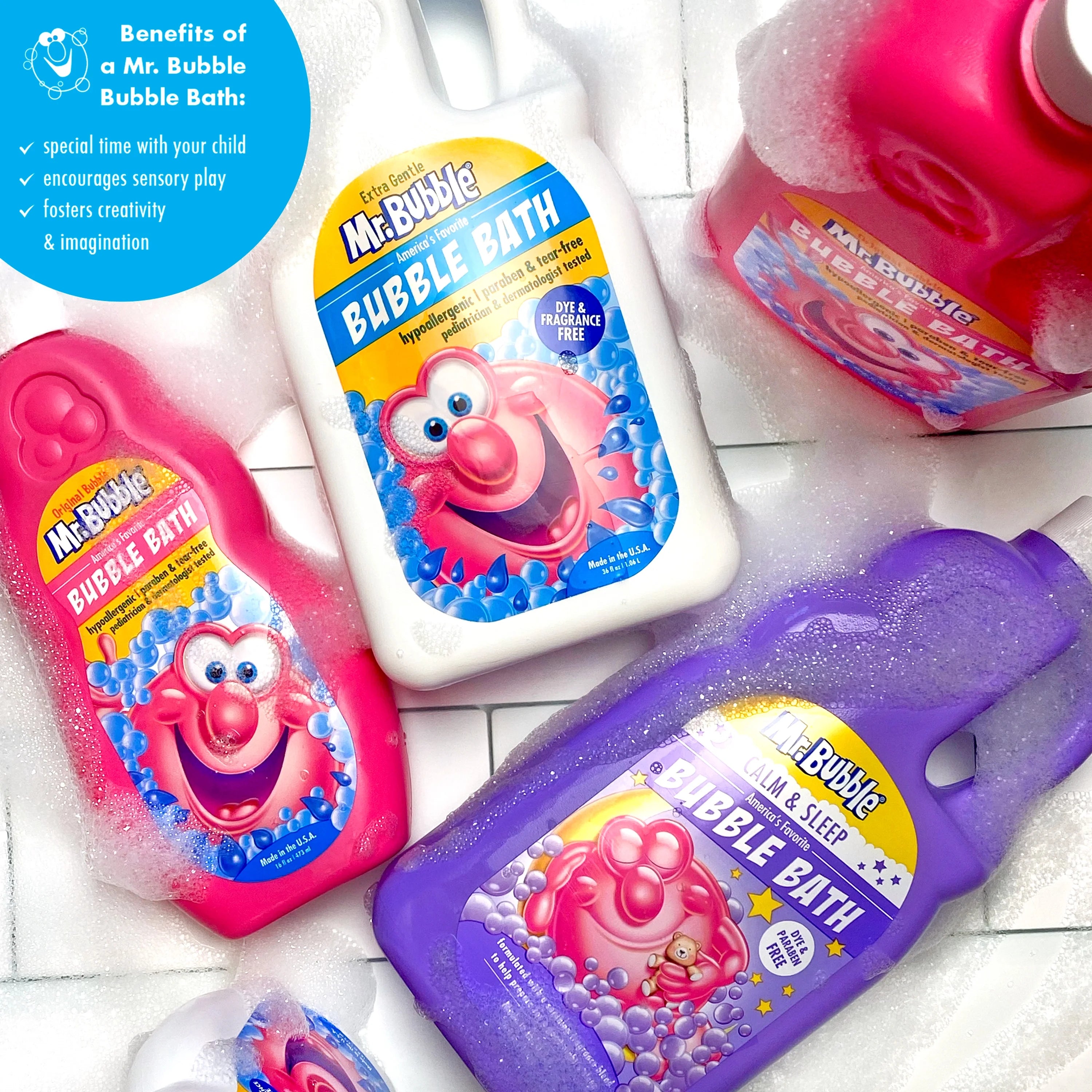 Fragrance Free Bubble Bath for Children, 16 fl oz, 2 Pack F7664
