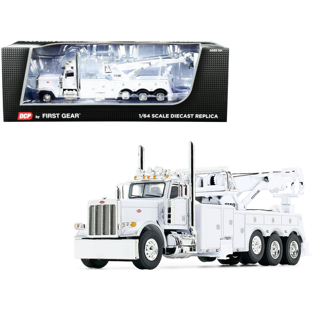 White 1/64 Diecast Tow Truck Model F1295