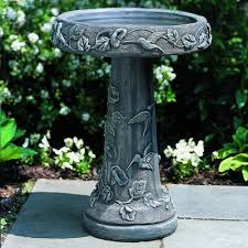 Copper Bronze Hummingbird Birdbath N676