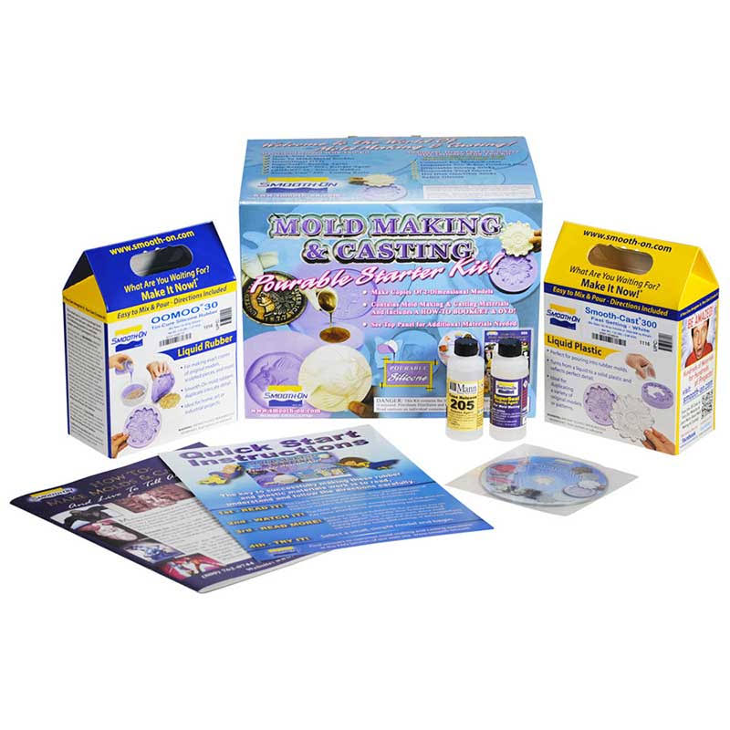 Moldmaking & Casting Pourable Silicone Starter Kit F8198