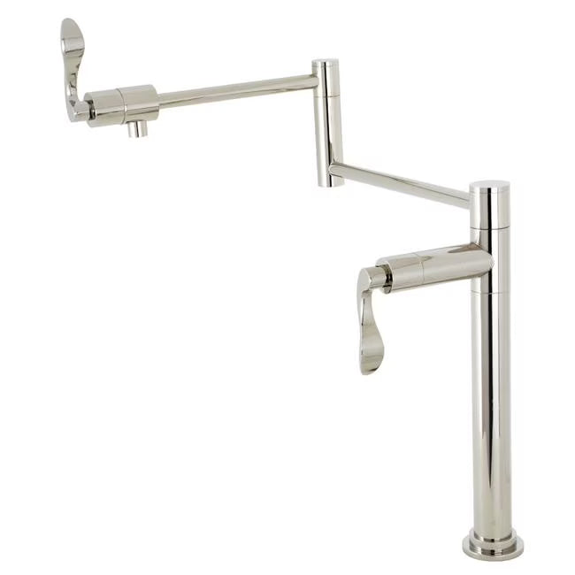 Polished Nickel Deck Mount Pot Filler U224022