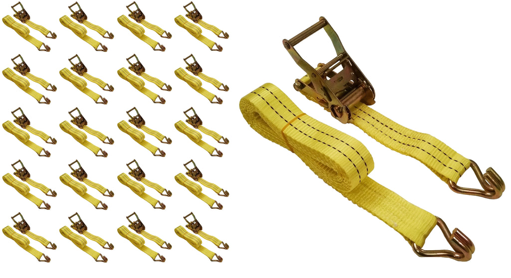 20 Pack 4000 Lbs Ratchet Straps M110598