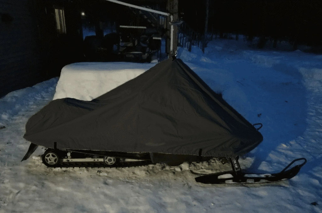 200 Denier All Black Snowmobile Cover X97860