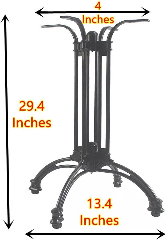 Aluminum Table Base Black Z741811