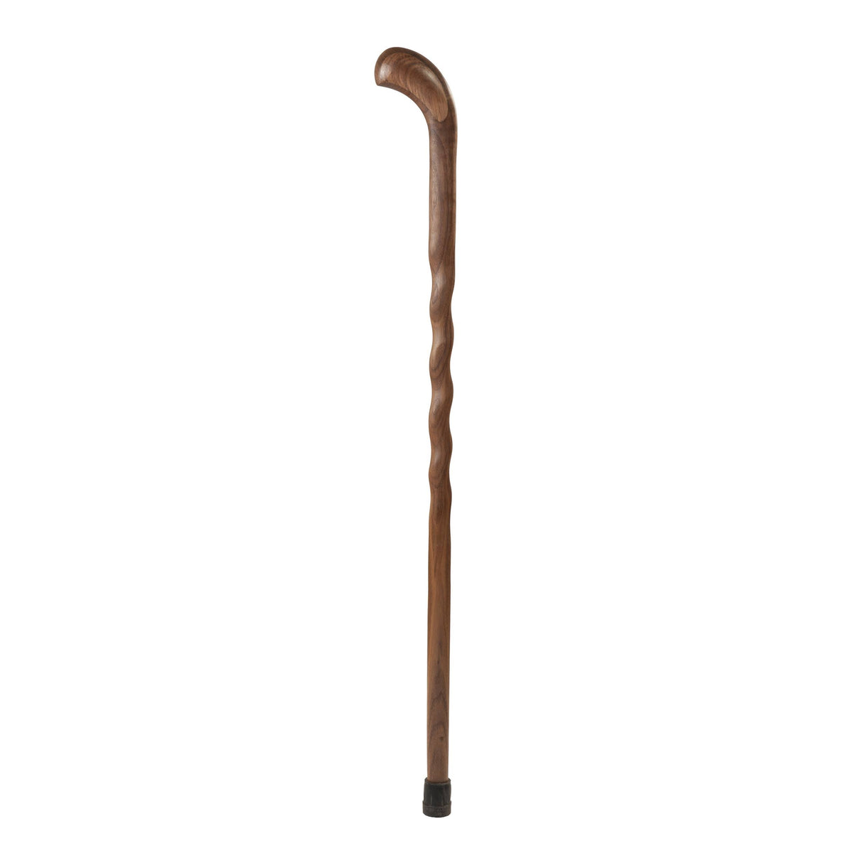 Twisted Walnut Pistol Grip Walking Cane Z2010