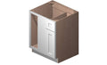 White 1 Door 1 Drawer 1 Shelf Base Cabinet P722754