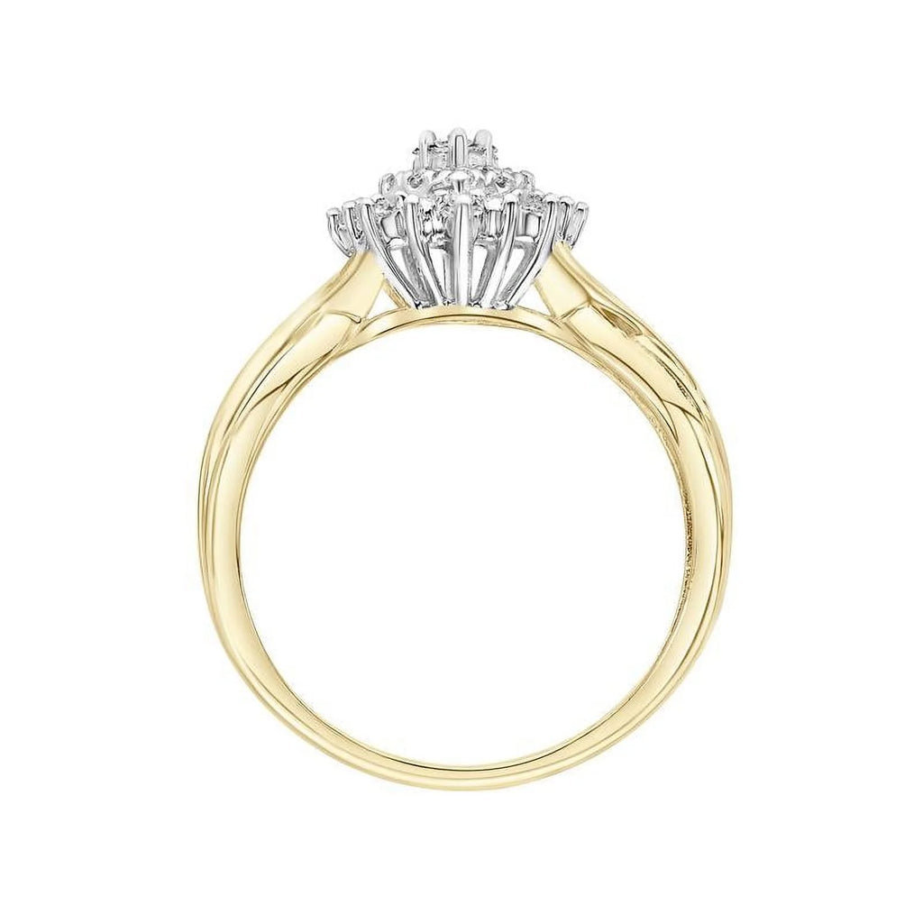 10KT Yellow Gold Marquise Diamond Ring P64483