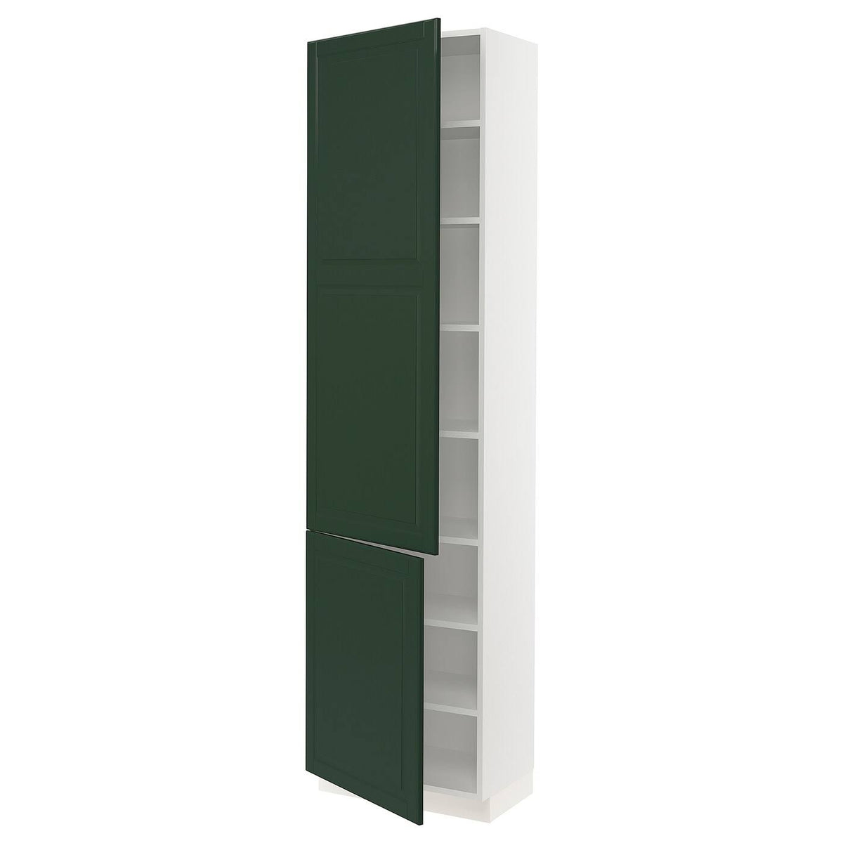 White High Cabinet with Shelves and 2 Doors I26998