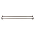 36x22 Straight Double Shower Rod - Brushed Nickel Z296493