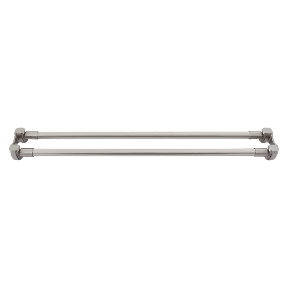 36x22 Straight Double Shower Rod - Brushed Nickel Z296493