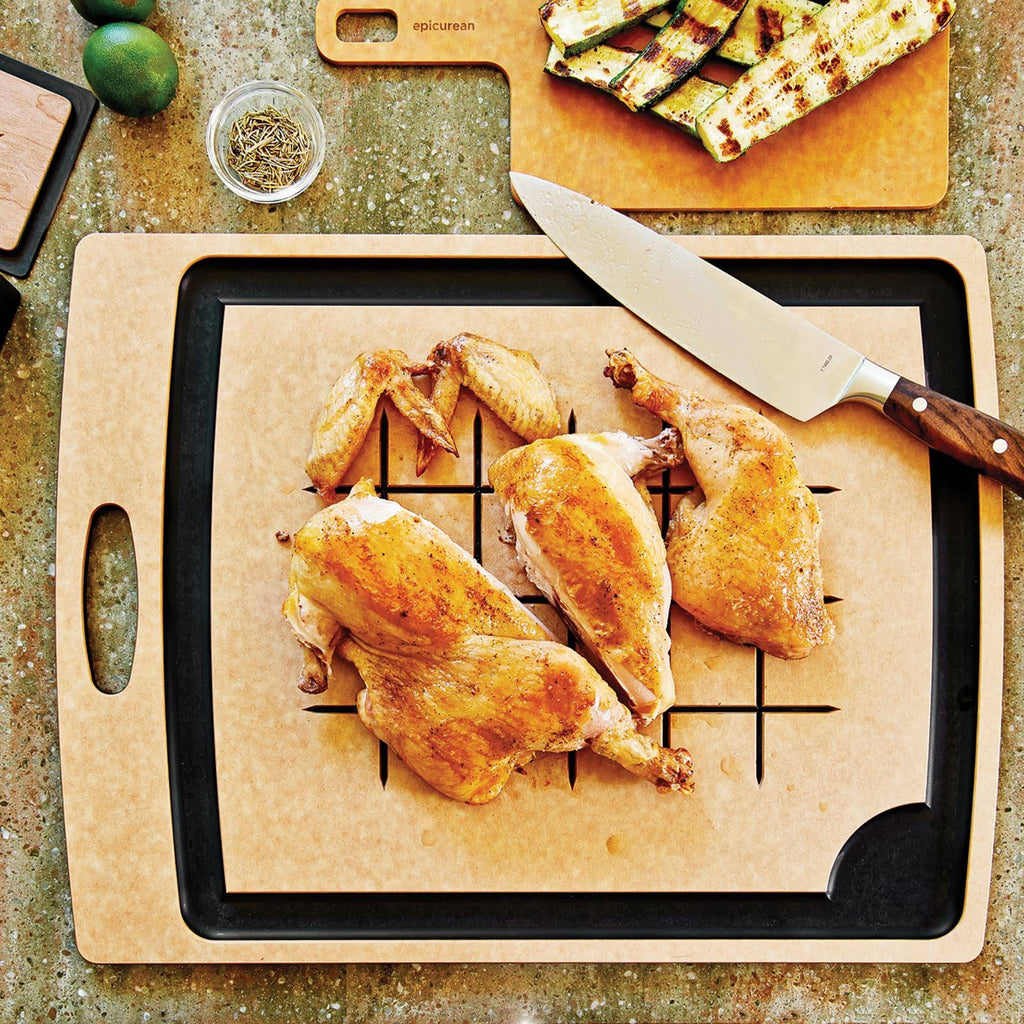 Natural/Slate 19.5inch by 15inch Cutting Board W95414