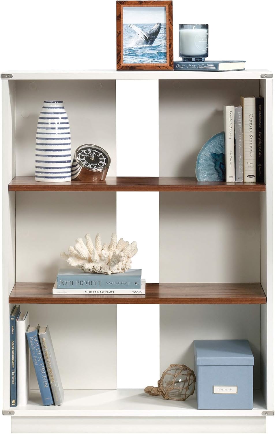 Pearl Oak Finish Bookcase J4171
