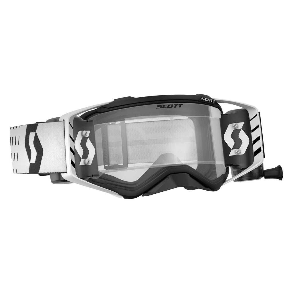 Black/White Goggle with Clear Lens X646