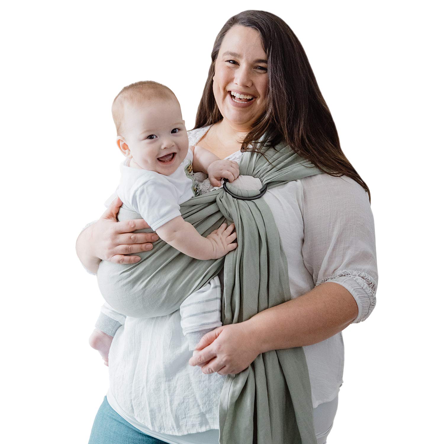 Bamboo and Linen Ring Sling Baby Carrier F101597