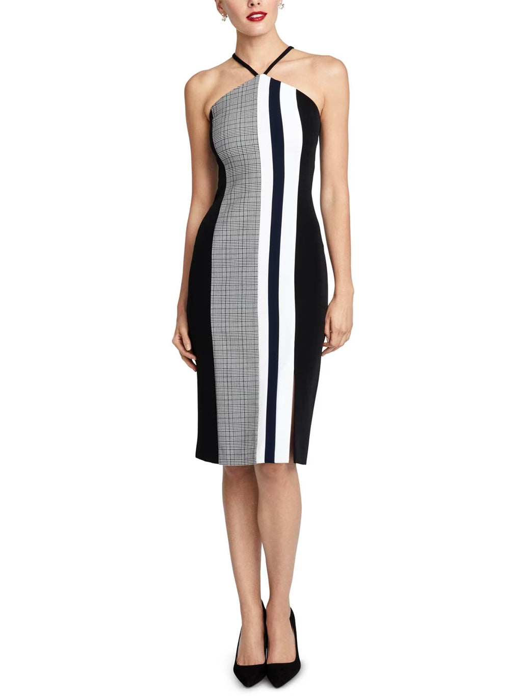 Striped Cocktail Dress Z293854