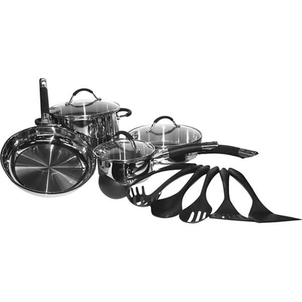 13-Piece Stainless-Steel Cookware Set F58756