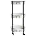 White Metal Storage Cart C732