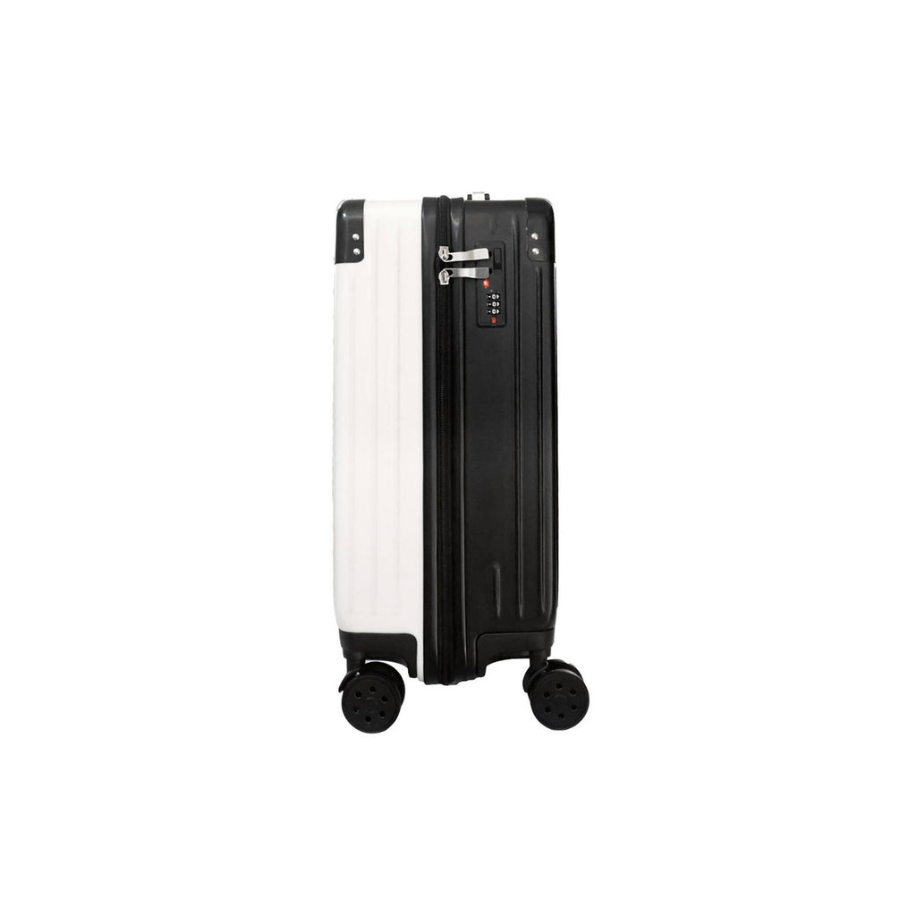 White Carry on Suitcase D128154