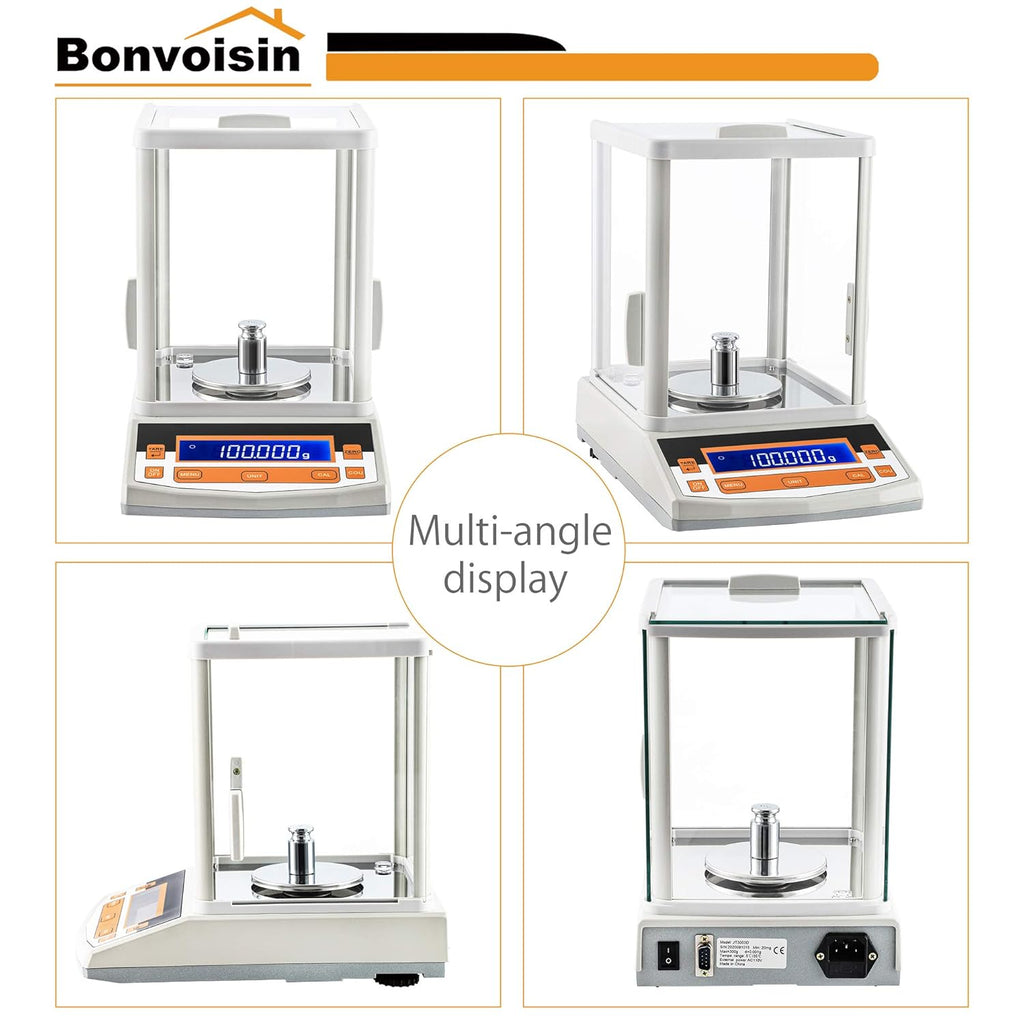 Analytical Balance 200g x 1mg Precision Lab Scale K52316