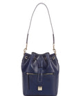 Marine Leather Drawstring Bag T52610