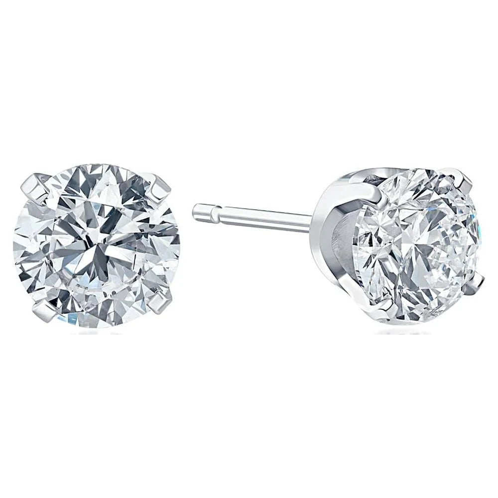 14K Gold Diamond Stud Earrings G3065