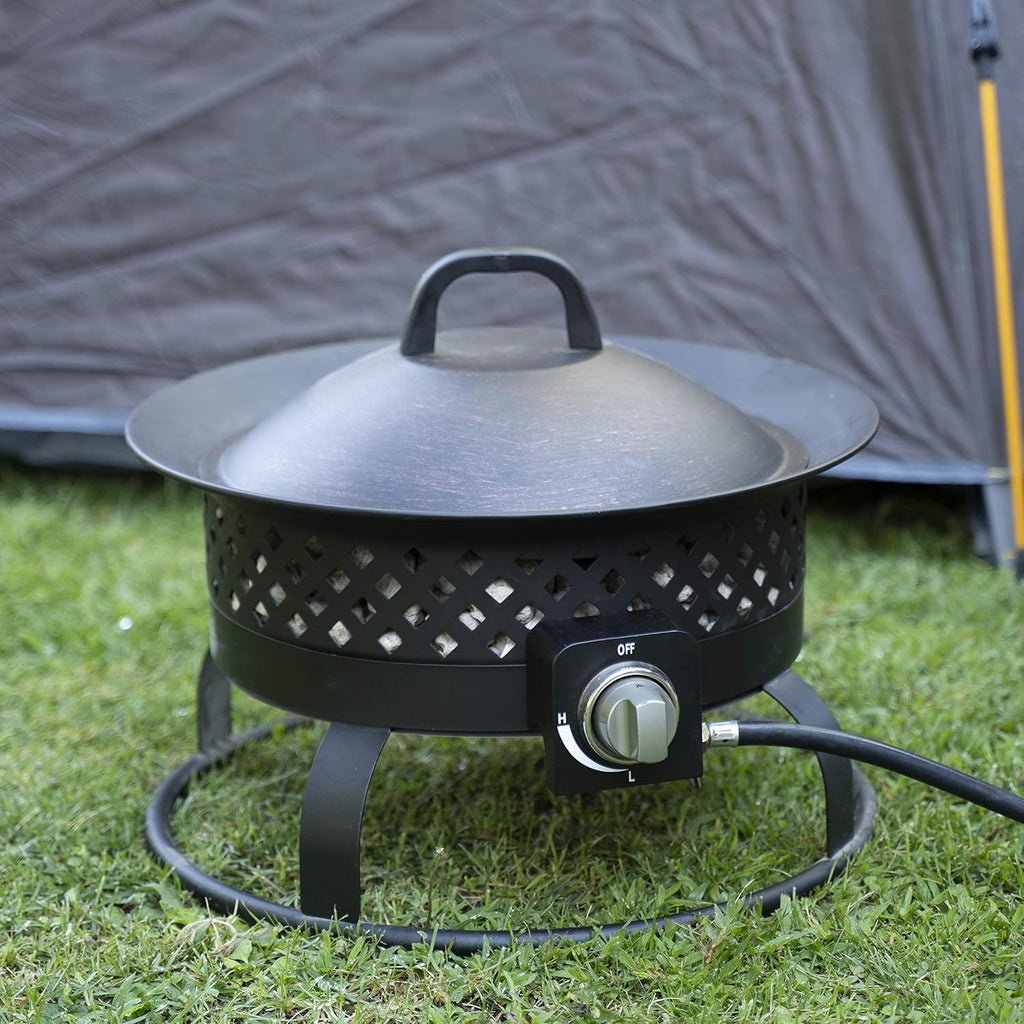 54,000 BTU Portable Steel Propane Gas Fire Pit F98232