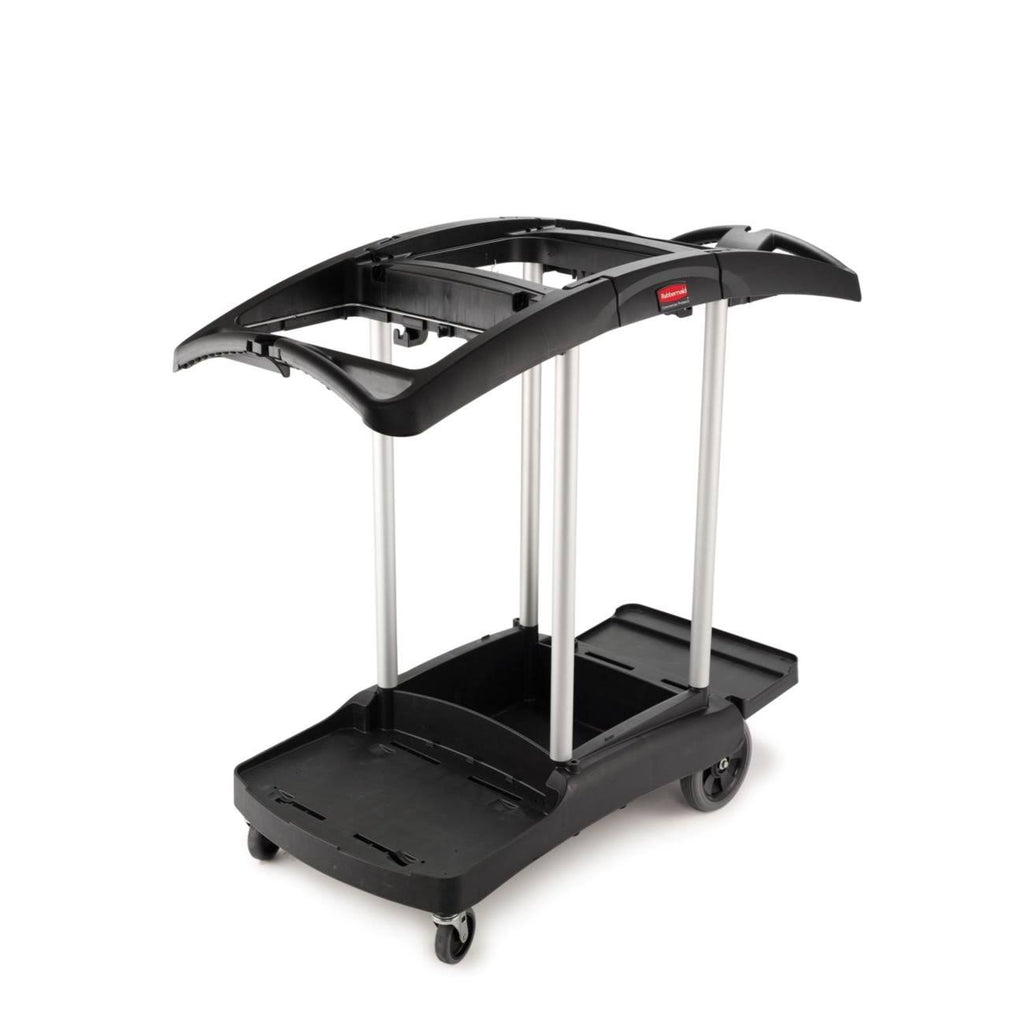 Black High Capacity Cleaning Cart Y507