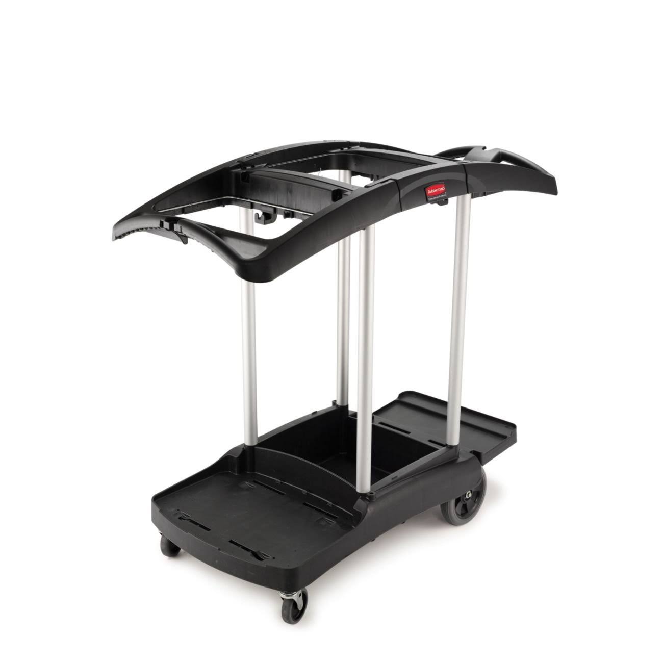Black High Capacity Cleaning Cart Y507