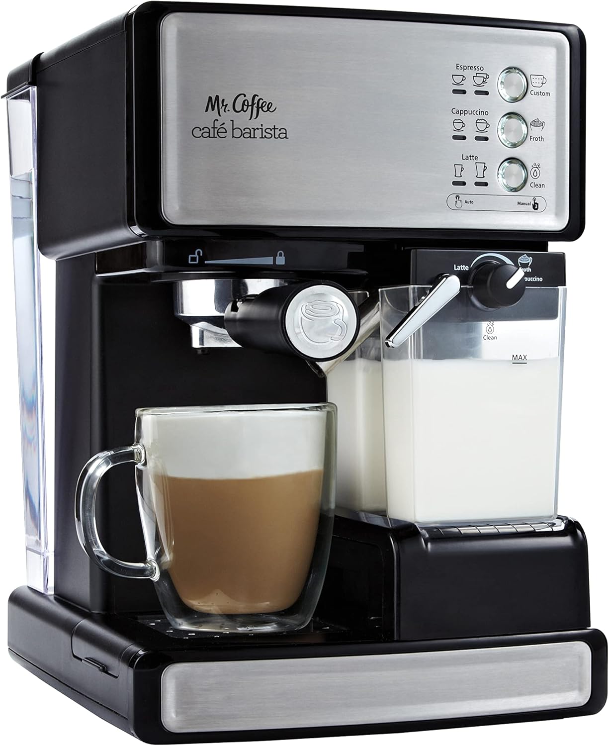 Silver Espresso and Cappuccino Maker P5442