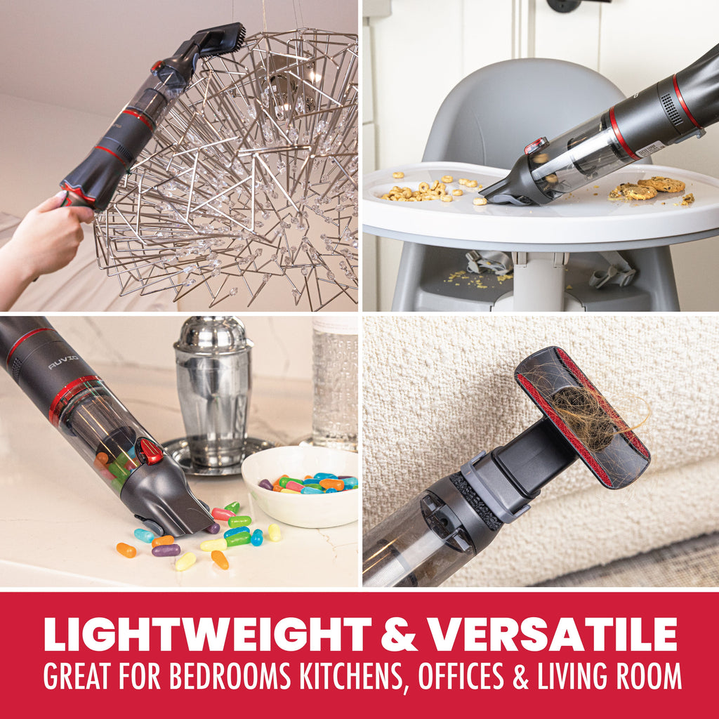 Red Cordless Handheld Vacuum H233879