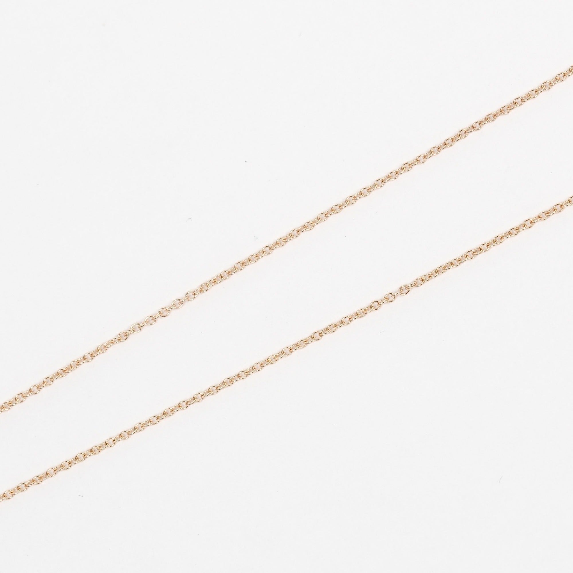 Open Heart 7mm Necklace K18 PG Pink Gold C5087