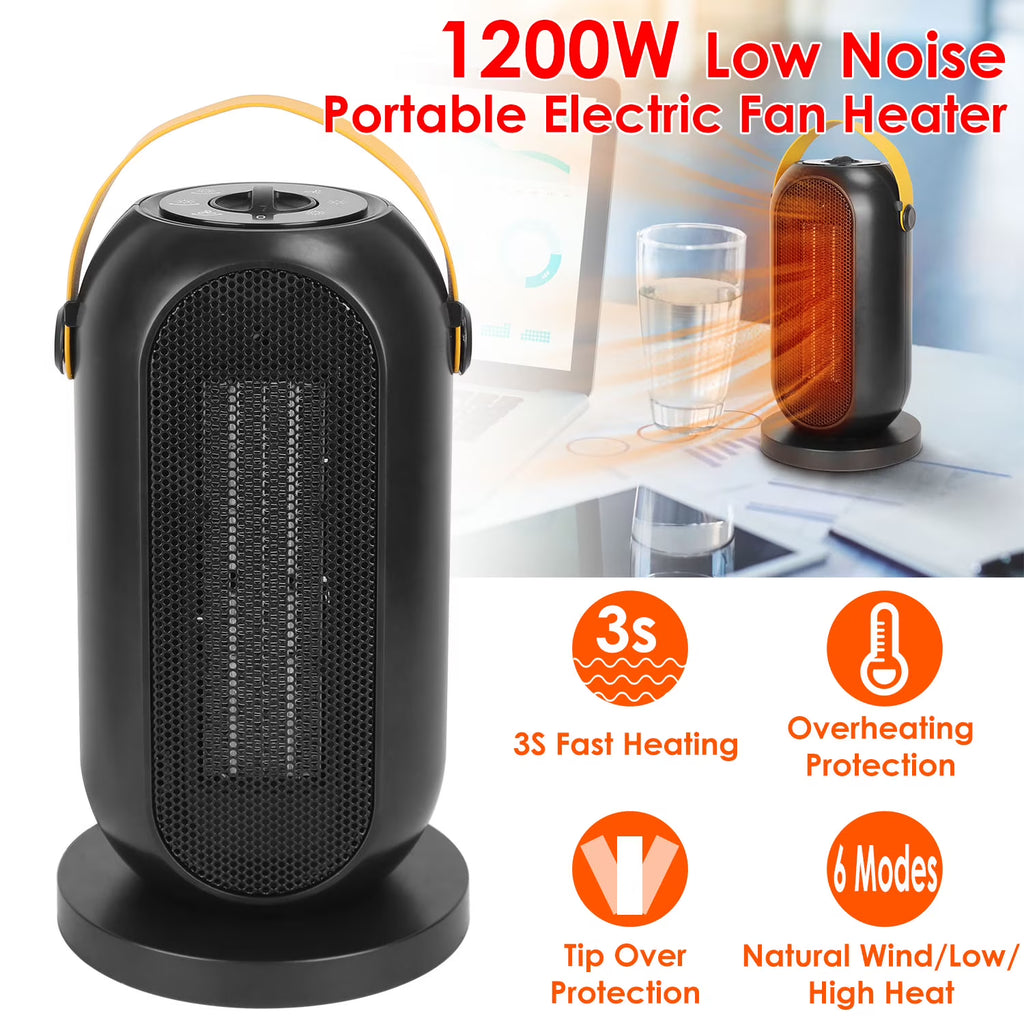 1200W PTC Ceramic Oscillating Space Heater I356