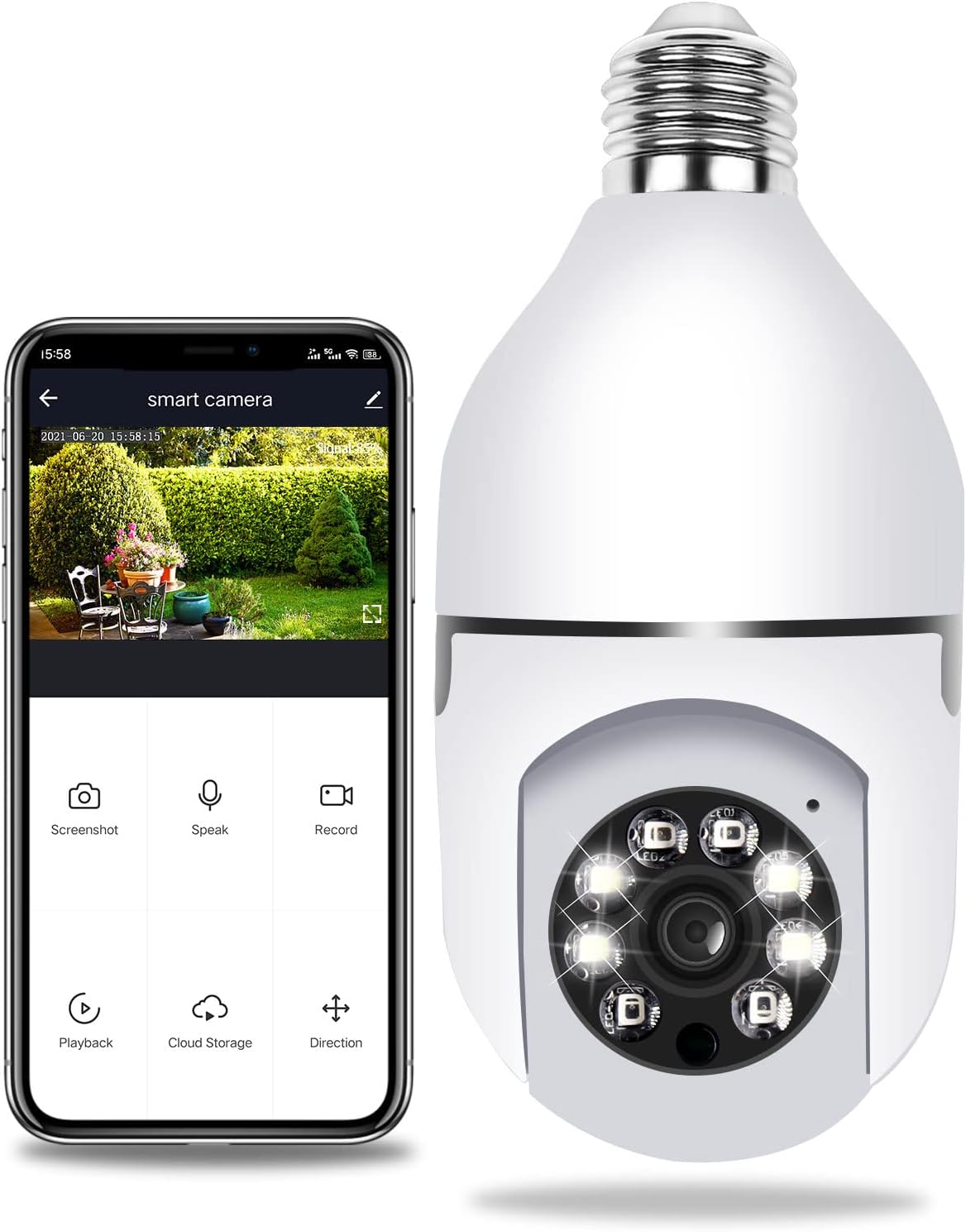 Wireless Wi-Fi Security Camera with Motion Detection and Night Vision Y12592