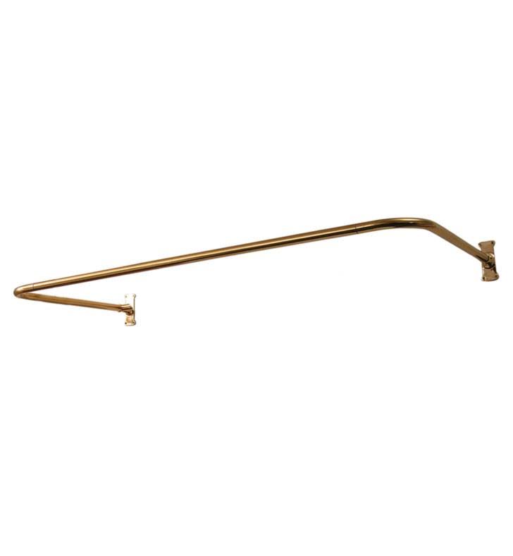 Polished Chrome U Shaped Shower Rod F5070