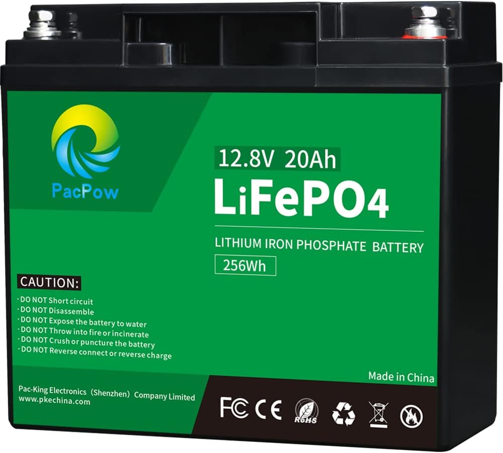 12V 100Ah LiFePO4 Lithium Iron Phosphate Battery with LCD Screen Z248