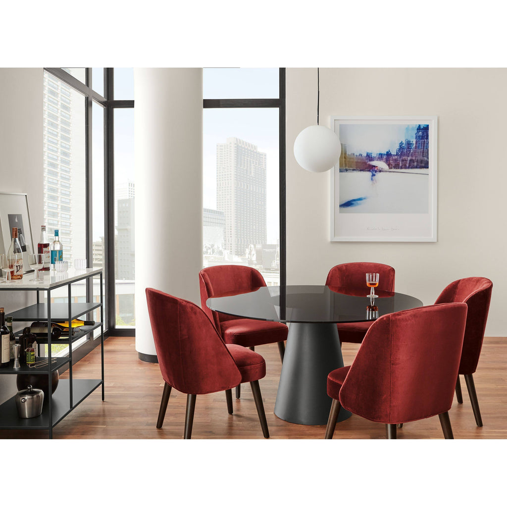 Clear Tempered Glass Round Table I4197