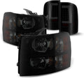 Black Smoked LED Tail Light and Headlight F674896