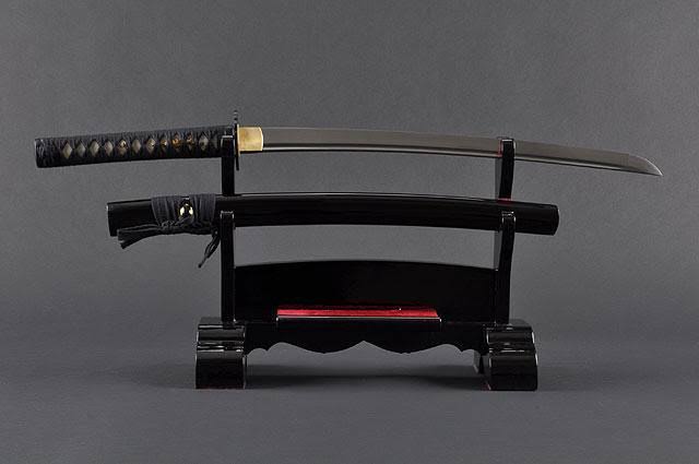 Hand Forged 1045/1095 Carbon Steel Full Tang Wakizashi A5231