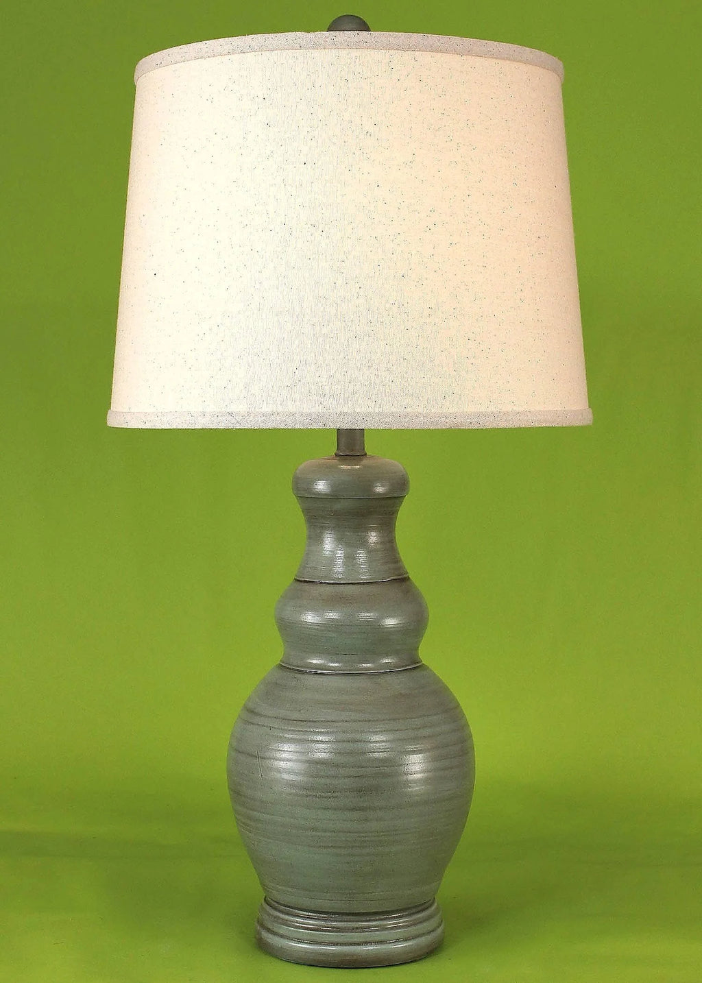 Glazed Atlantic Grey Table Lamp B76746