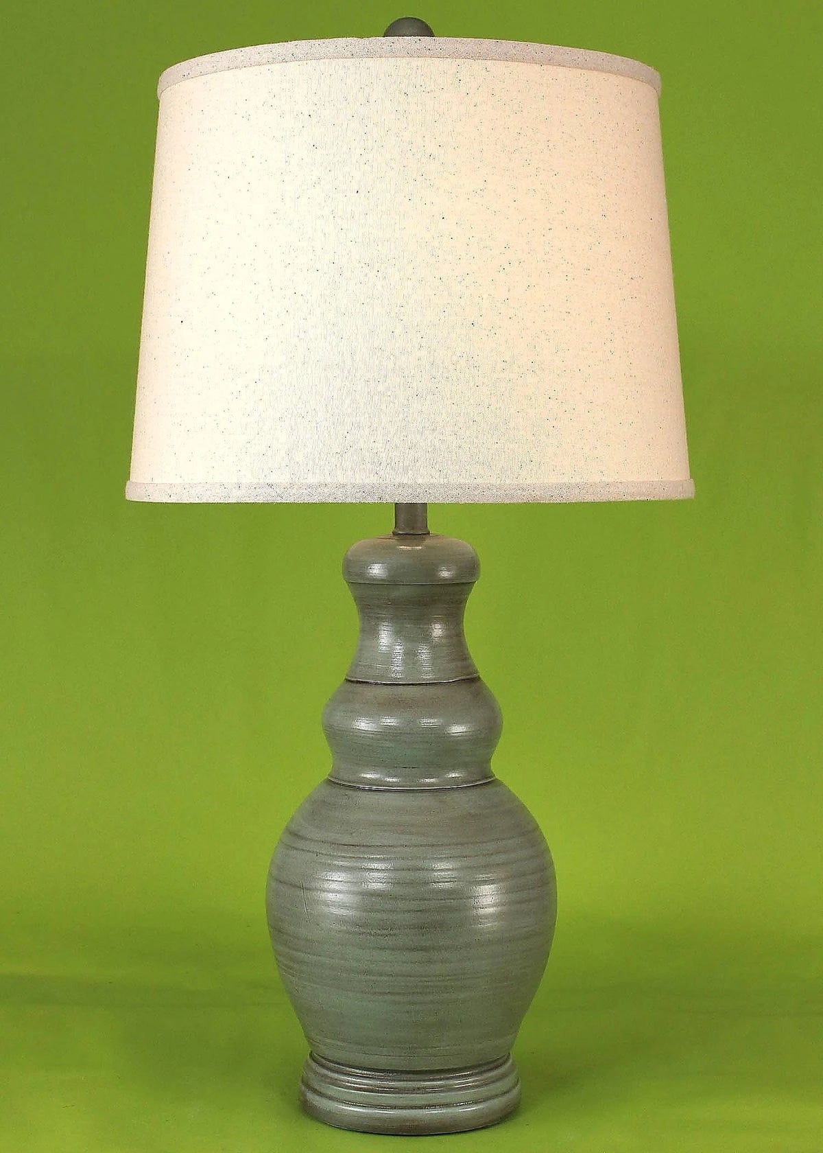 Glazed Atlantic Grey Table Lamp B76746
