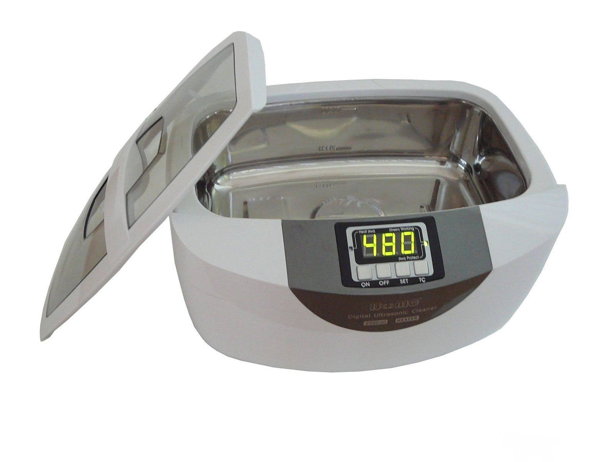Commercial Ultrasonic Cleaner, 2.5L, White, Stainless Steel C342049