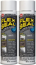 White Rubber Sealant Spray Coating, 14-oz (2 Pack) B61304